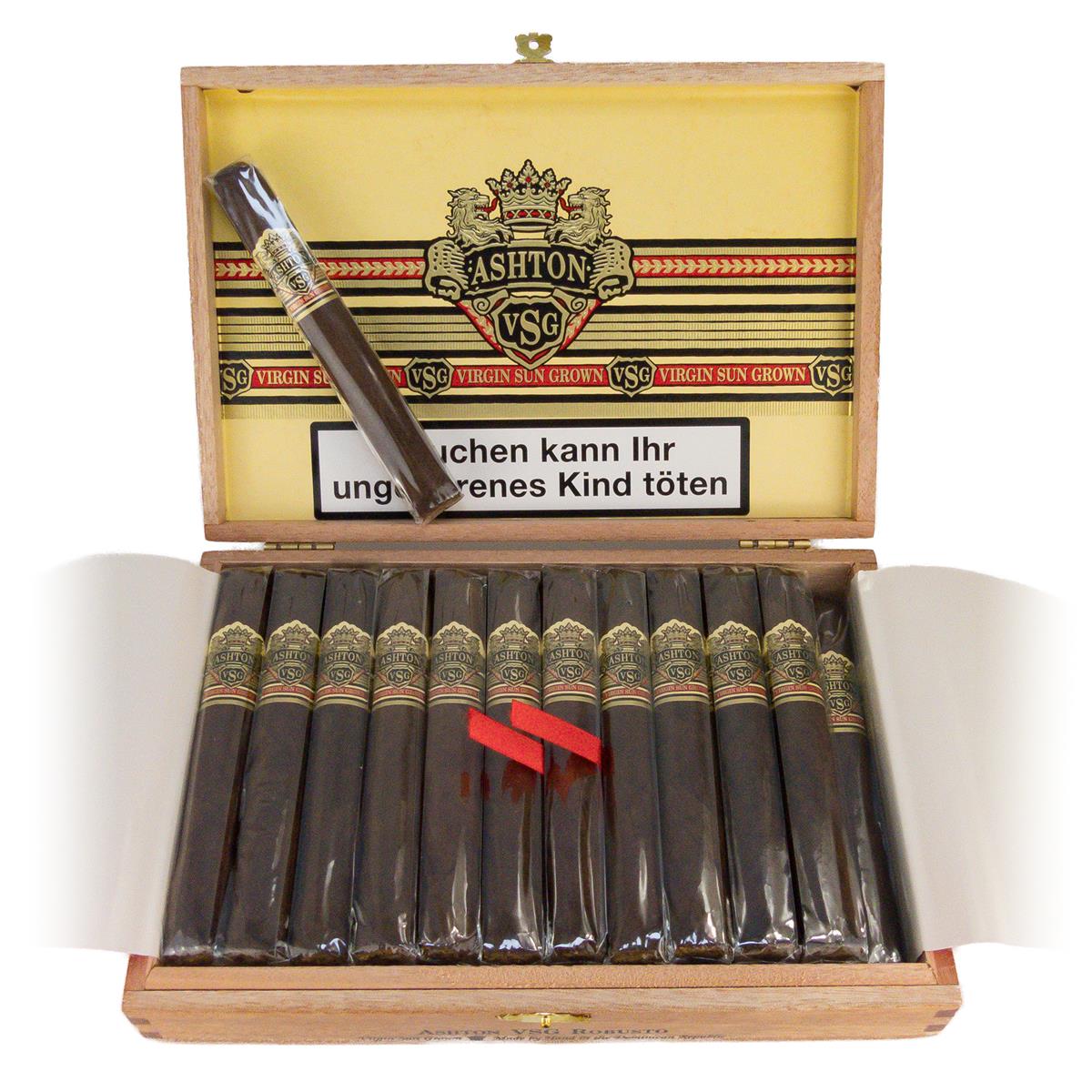 Ashton VSG Robusto Virgin Sun Grown 24er