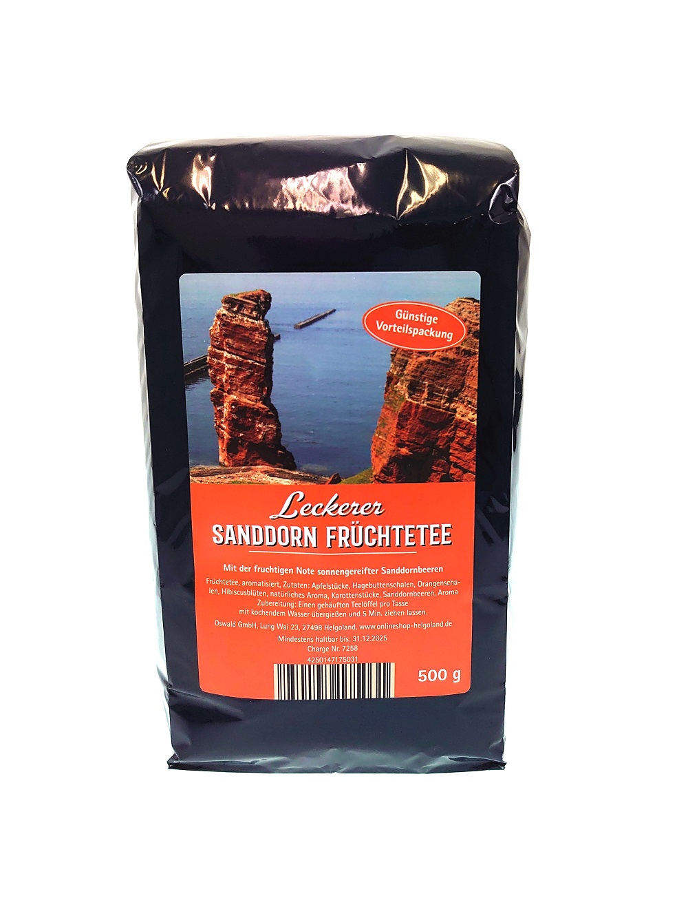 Helgoländer Sanddorn Früchtetee 500g