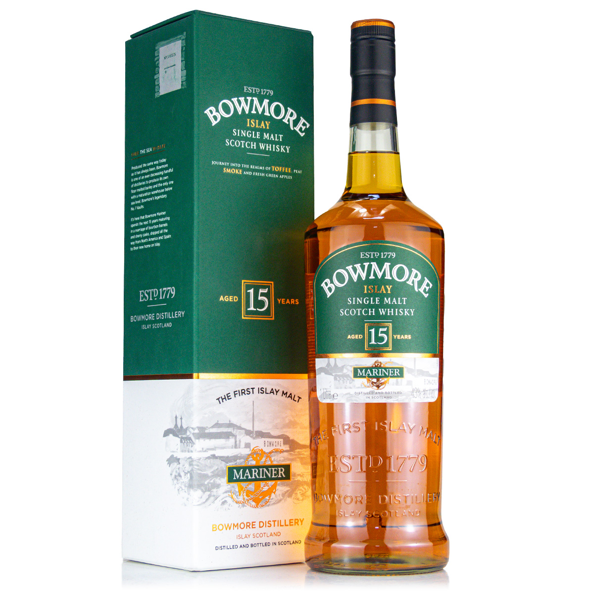 Bowmore Mariner 15 Jahre 1 Liter 43%vol.