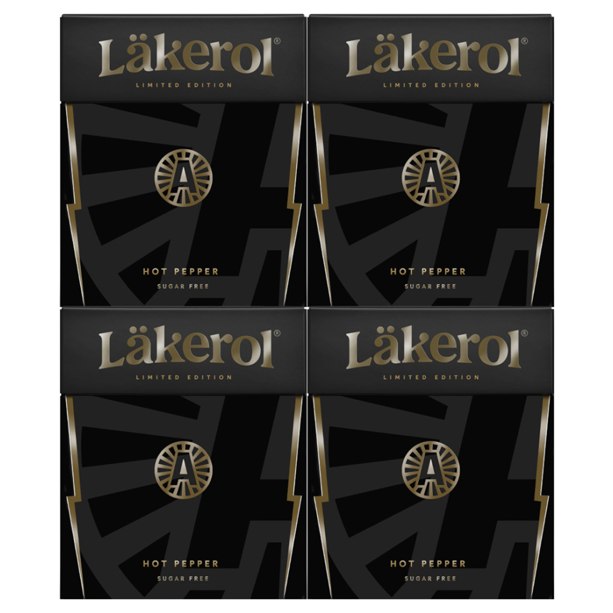 Läkerol Sugar Free Liquorice Hot Pepper Pastilles with Sweeteners 4,25g