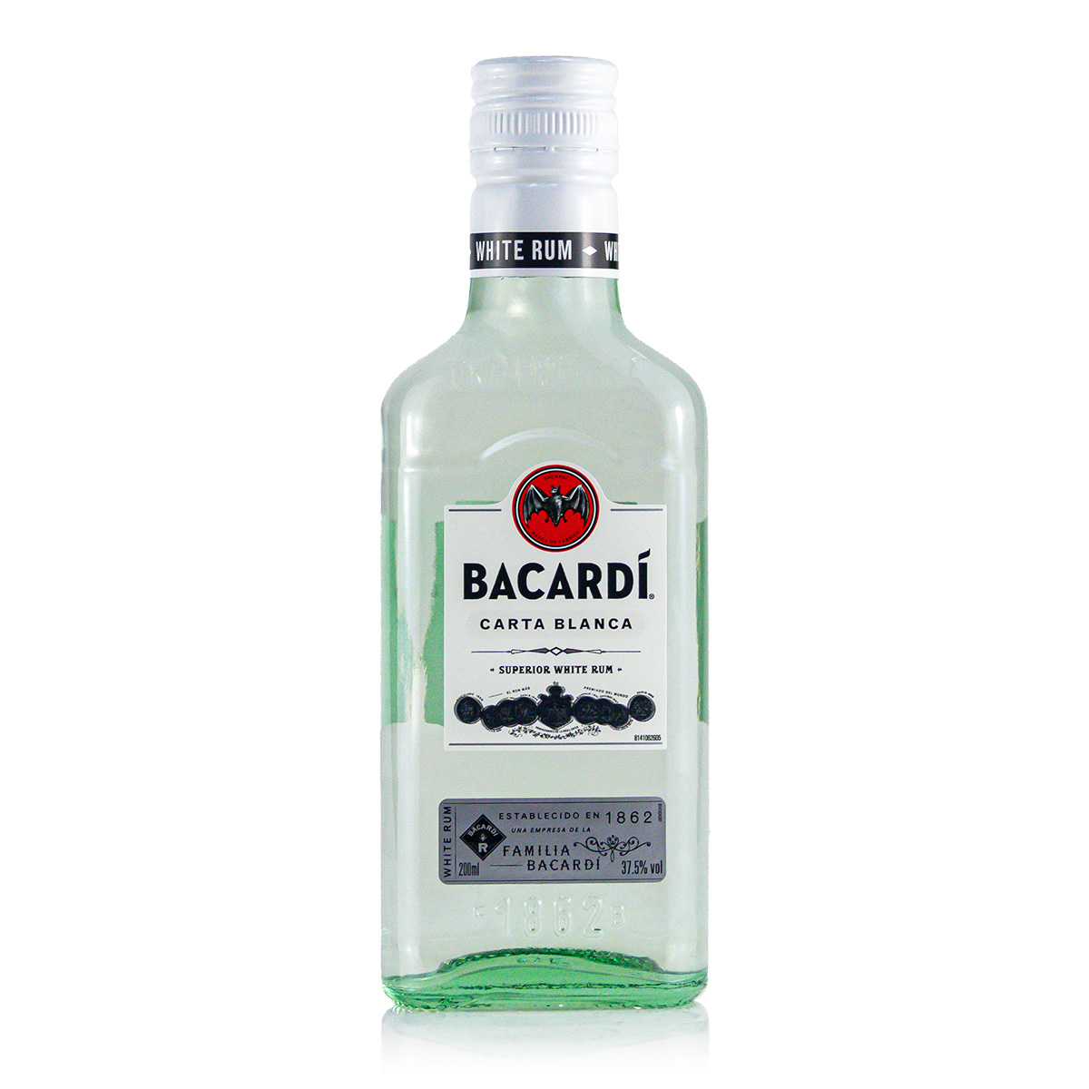 Bacardi Carta Blanca 0,2 Liter 37,5%vol.