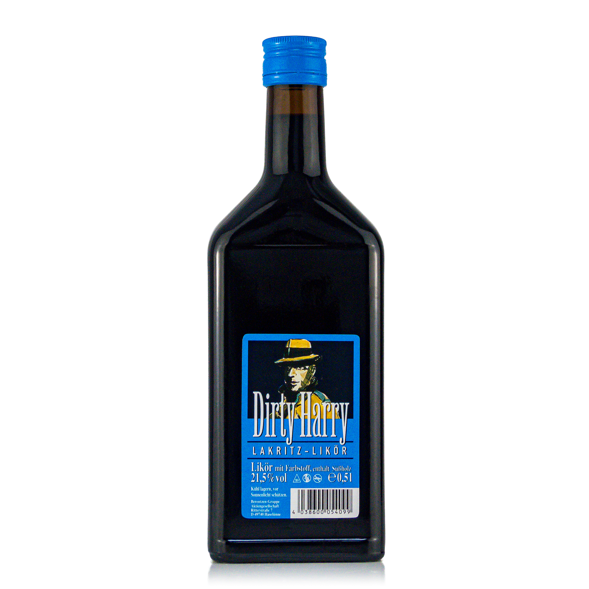 Dirty Harry Lakritzlikör 21,5%vol.  0,5 Liter