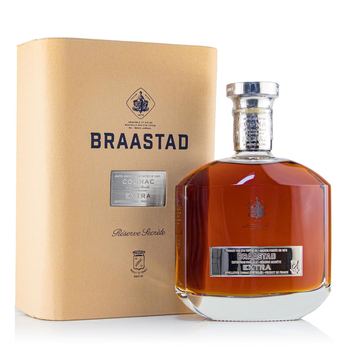 Braastad Extra Cognac 0,7 Liter 40%vol. Braastad Extra Cognac 0,7 Liter 40%vol.