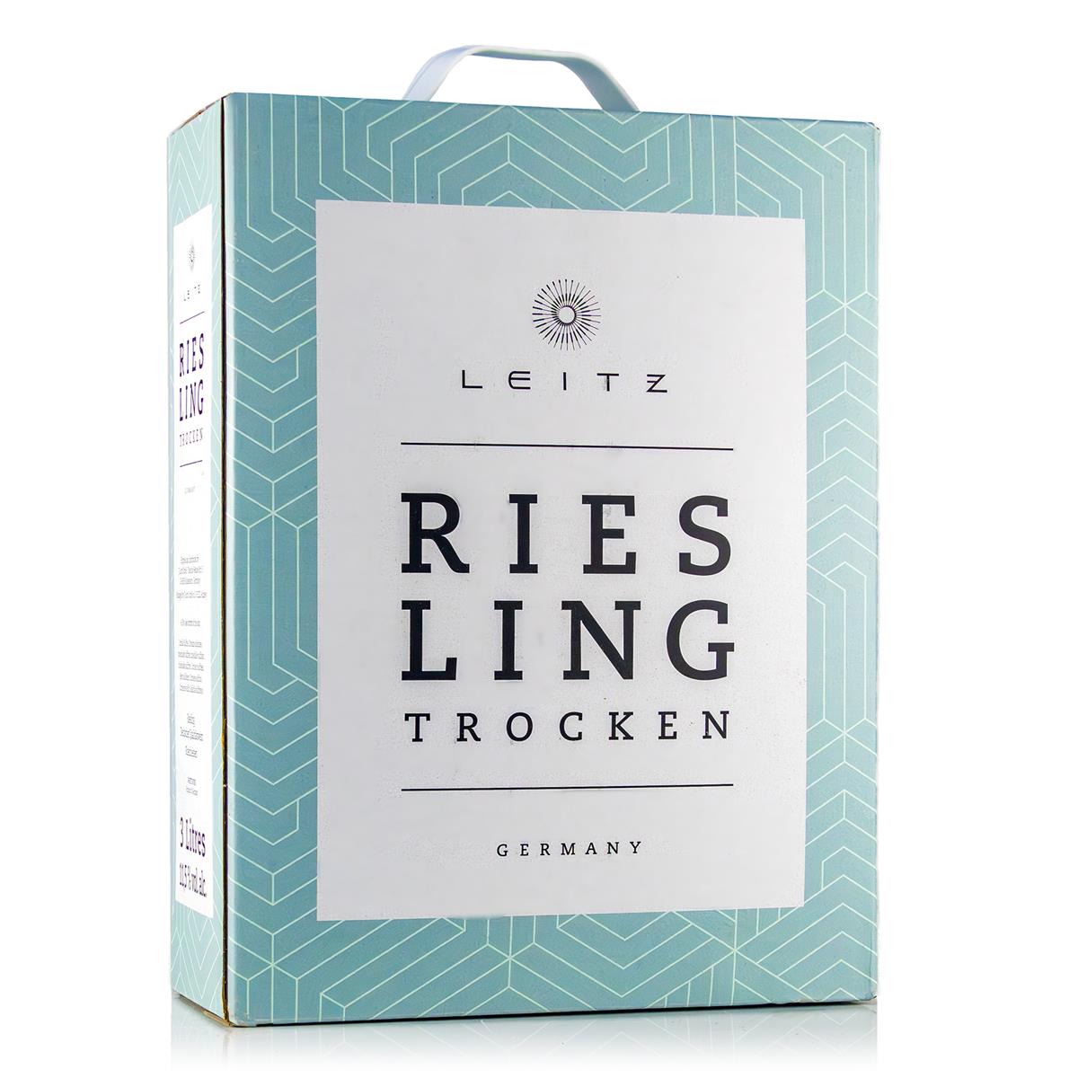 Leitz Riesling Rheinhessen dry, white (Bag in Box) 3 Liter 11,5%vol. Leitz Riesling Rheinhessen dry, white (Bag in Box) 3 Liter 11,5%vol.