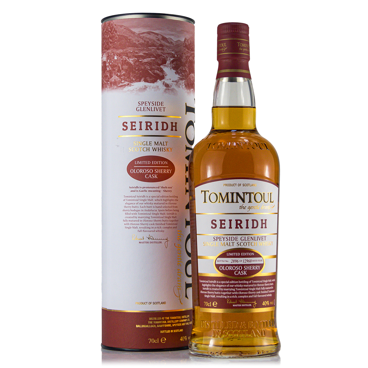 Tomintoul Seiridh Oloroso Sherry 0,7 Liter 40%vol. Tomintoul Seiridh Oloroso Sherry 0,7 Liter 40%vol.