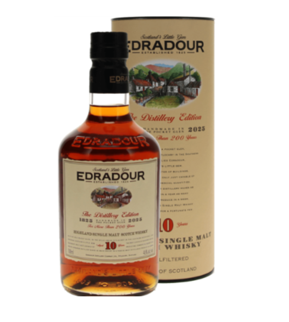 Edradour 10 Years Oloroso Sherry Cask Finish 200 Years Edition 46%vol. 0,7 Liter