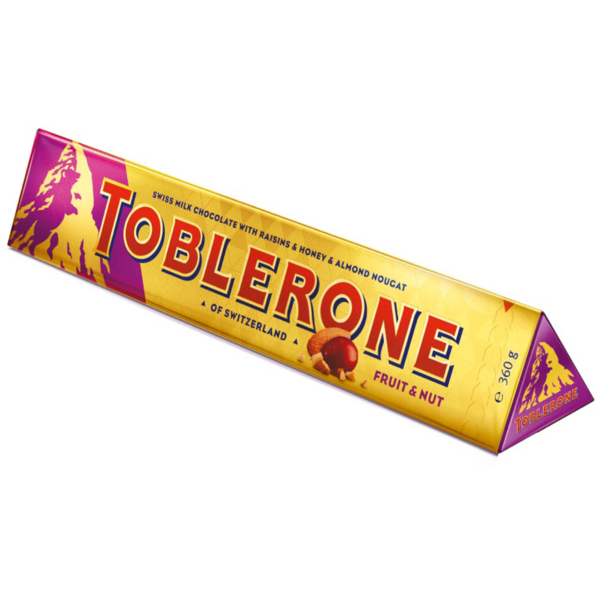 Toblerone Fruit & Nut 360g (BBD)
