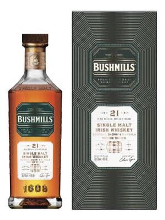 Bushmills 21 Jahre Single Malt Irish 46%vol. 0.7Liter