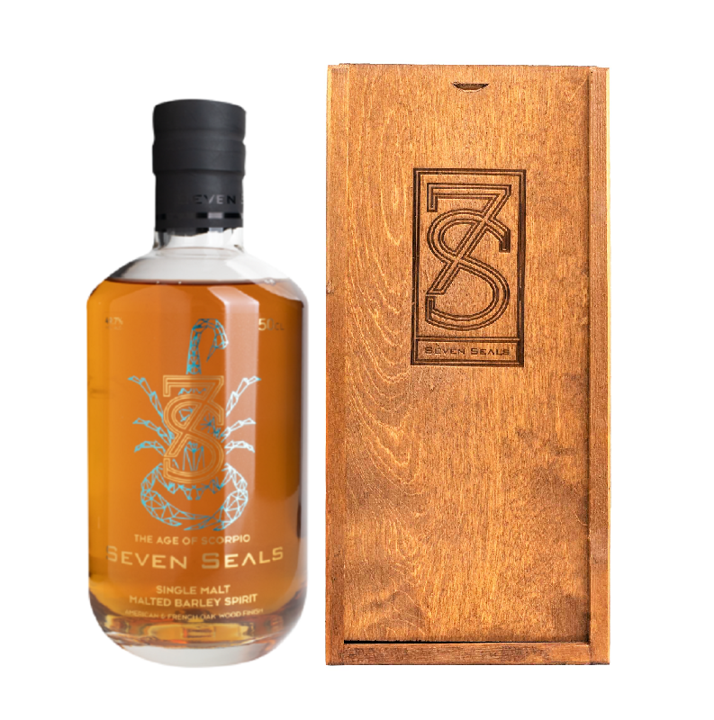 Seven Seals "The Age of Scorpio" Triple Wood Bourbon 49,7%vol. 0,5 Liter