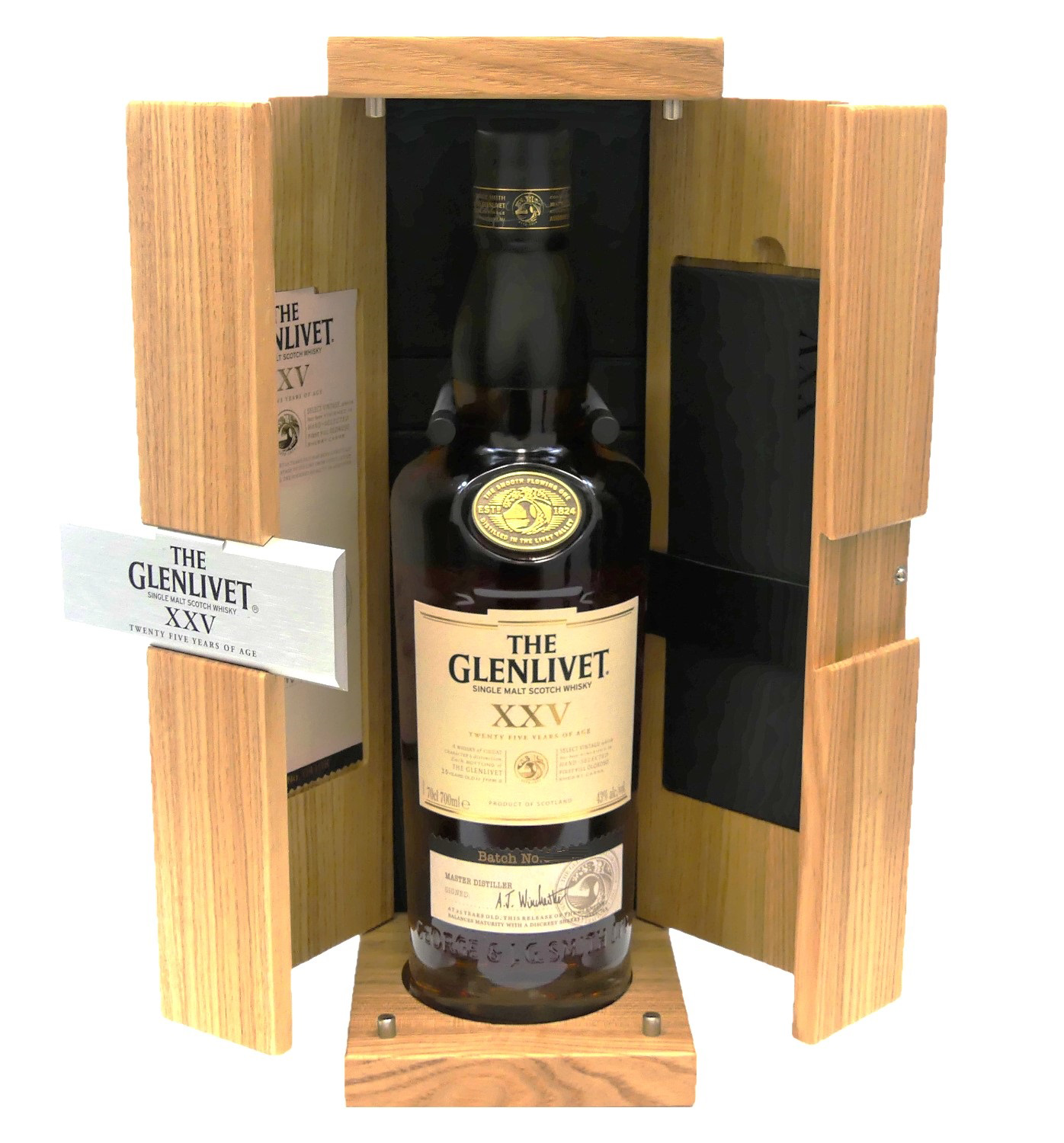 Glenlivet 25 Jahre XXV 43%vol. 0,7 Liter Glenlivet 25 Jahre XXV 43%vol. 0,7 Liter