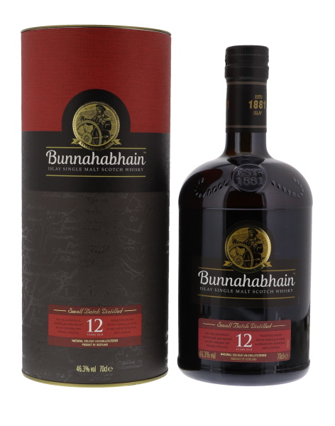 Bunnahabhain 12 Years 46.3% vol. 0.7 liters Bunnahabhain 12 Years 46.3% vol. 0.7 liters
