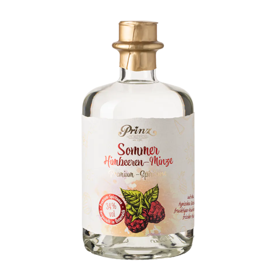 Prinz Summer Raspberry-Mint 34% vol. 0.5 Liter