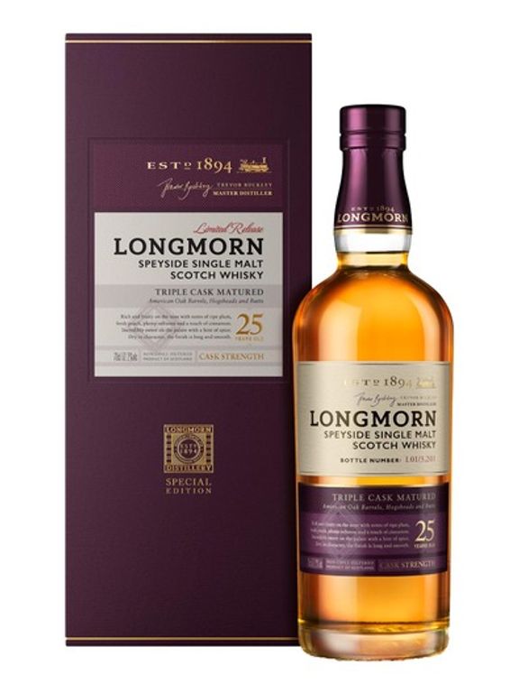 Longmorn 25 Years The Secret Speyside 52%vol. 0,7 Liter