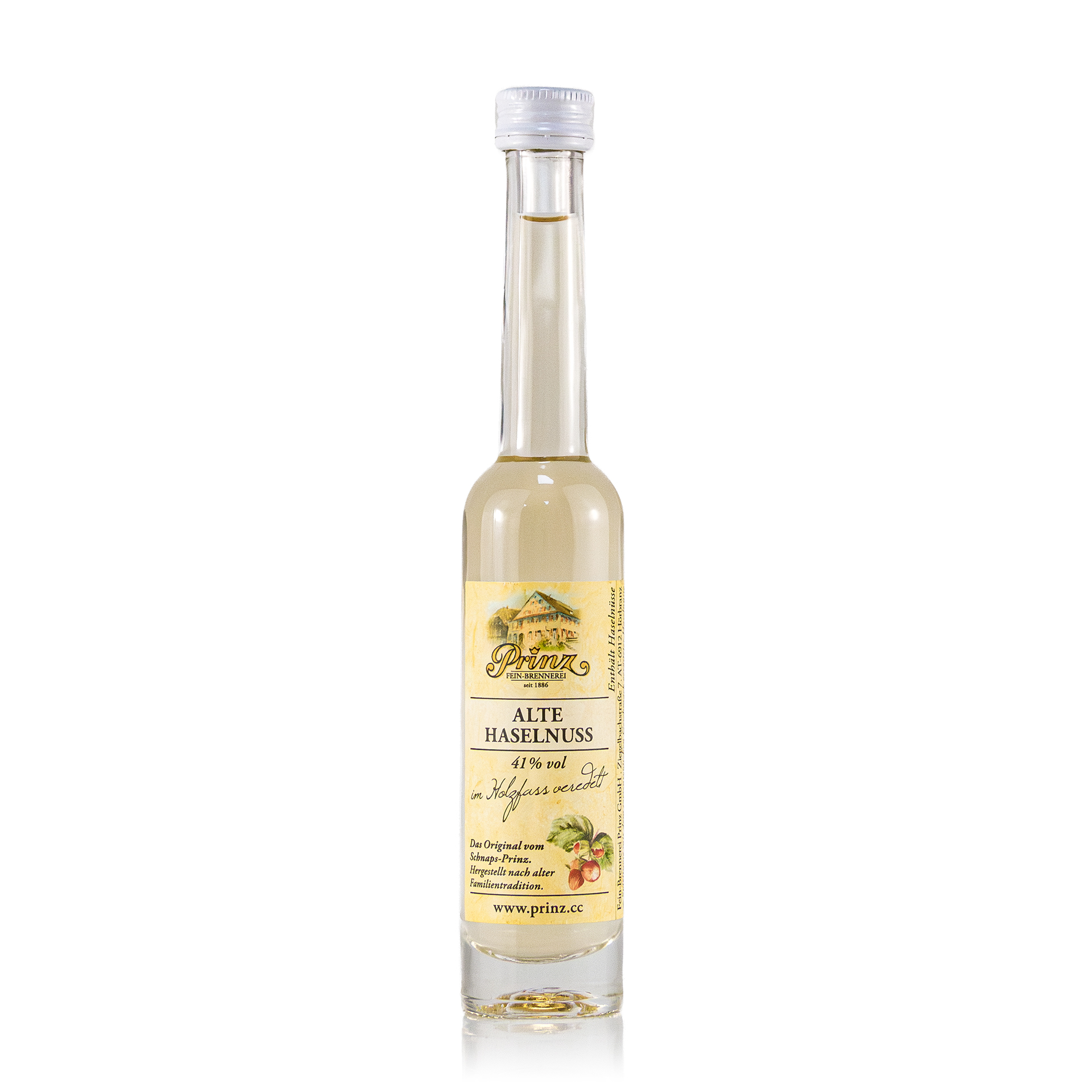 Prinz Alte Haselnuss 41%vol. 0,04 Liter Prinz Alte Haselnuss 41%vol. 0,04 Liter