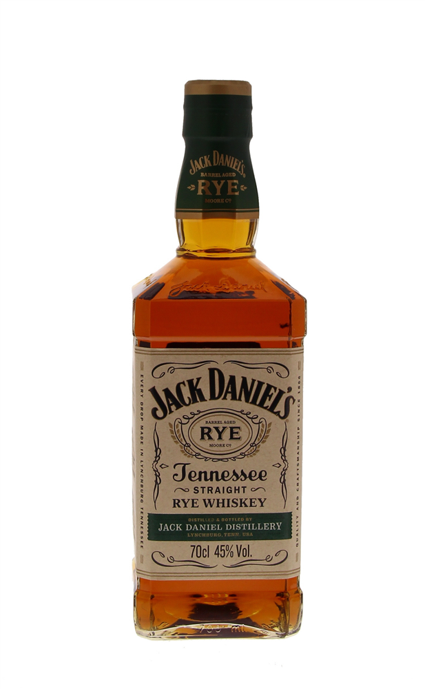 Jack Daniel's Tennessee Rye Whiskey 45% 0.7 Litre