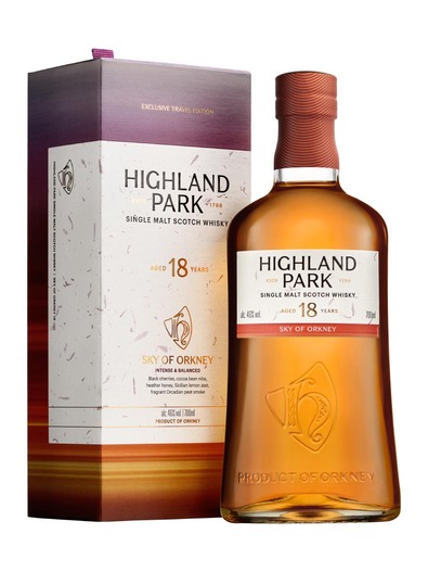 Highland Park "Sky of Orkney" 18 Jahre 46%vol. 0,7 Liter Highland Park "Sky of Orkney" 18 Jahre 46%vol. 0,7 Liter
