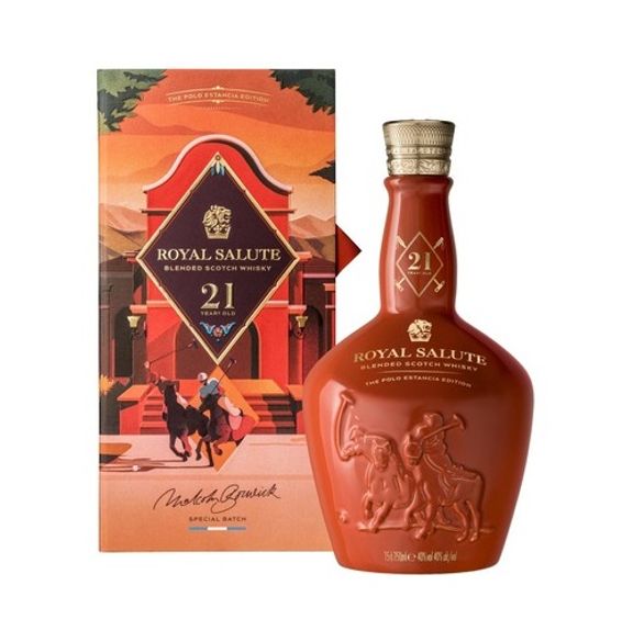 Royal Salute Polo Estancia Blended Scotch Whisky 21 Years 40%vol. 0.7Liter