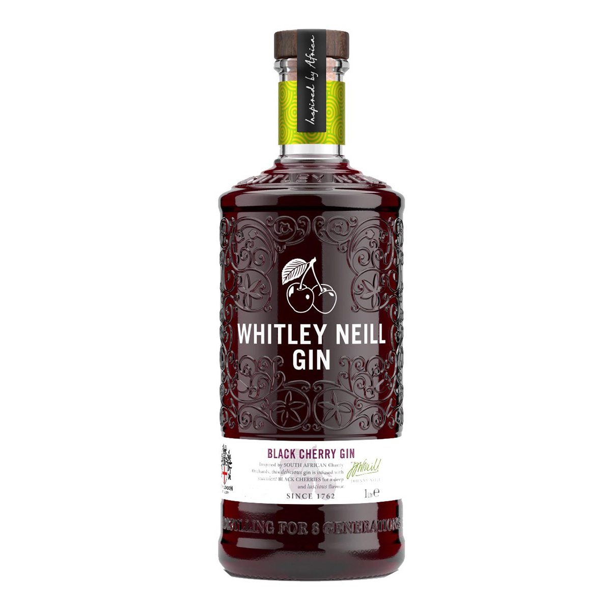 Whitley Neill Black Cherry Gin 43%vol. 1 Liter