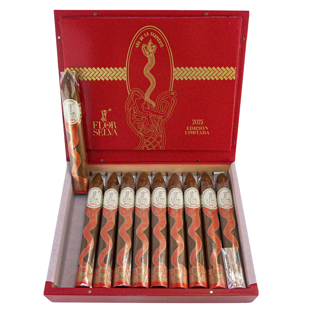 Flor de Selva Limited Edition Año de la Serpiente (Figurado) 10er Flor de Selva Limited Edition Año de la Serpiente (Figurado) 10er