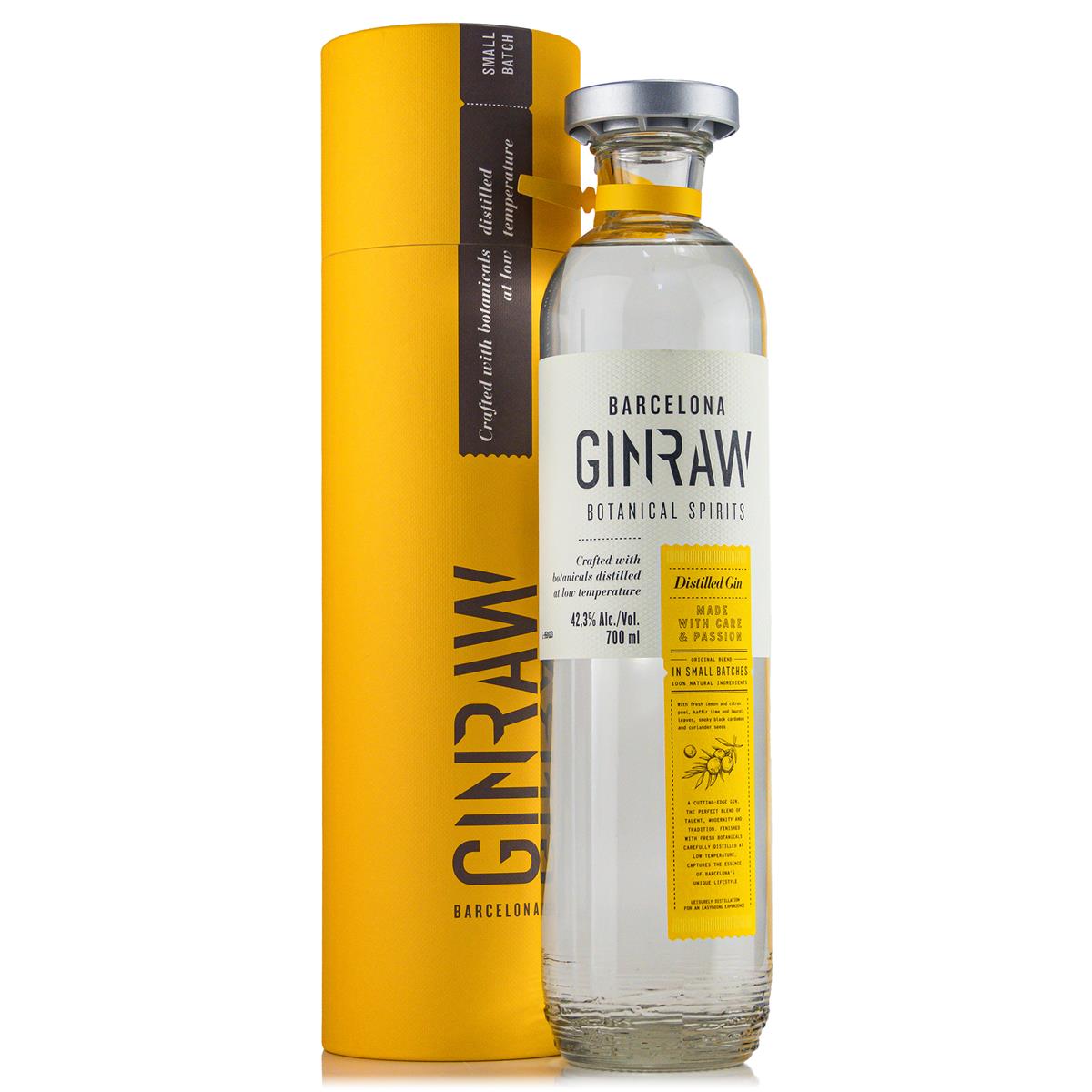 GinRaw Botanical Spirits Gin 0,7 Liter 42,3%vol. GinRaw Botanical Spirits Gin 0,7 Liter 42,3%vol.
