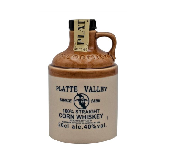 Platte Valley Straight Corn Whiskey Krug 0,2Liter 40%vol.