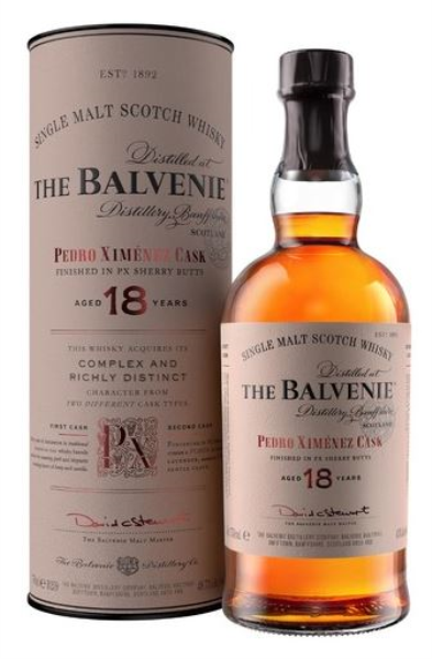 Balvenie 18 Years Sherry PX Cask 48,7%.  0,7 Liter