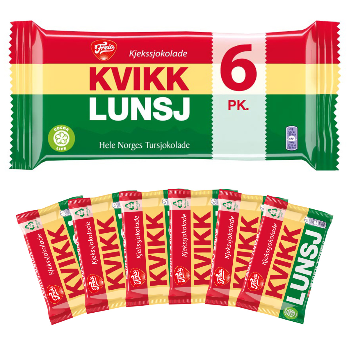 Freia Kvikk Lunsj 6x47g