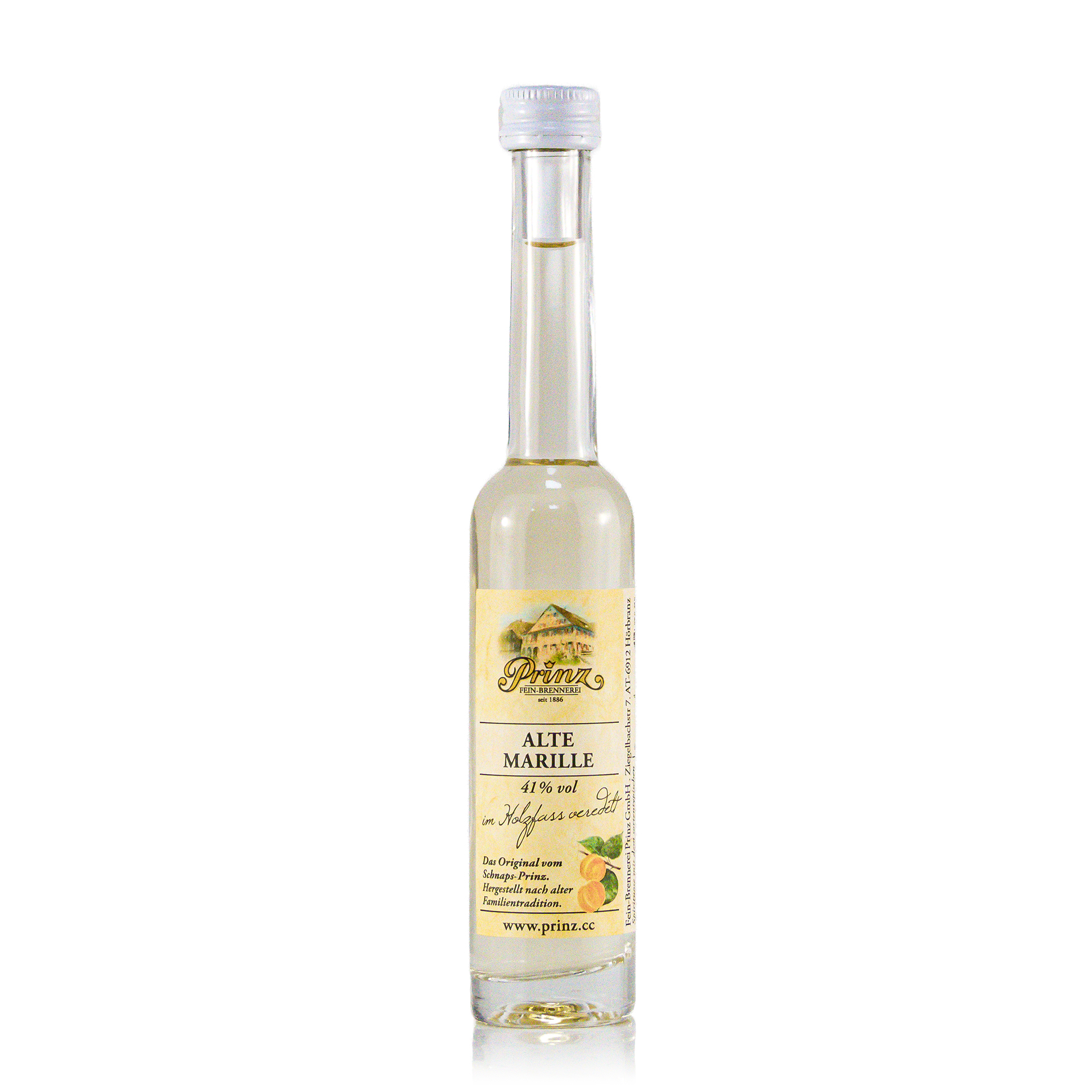 Prinz Alte Marille 41%vol. 0,04 Liter Prinz Alte Marille 41%vol. 0,04 Liter