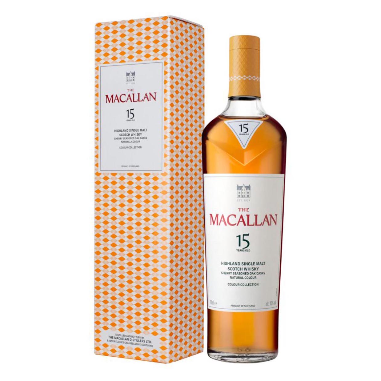 Macallan Colour Collection 15Years Highland Single Malt Scotch Whisky 40%vol. 0.7Liter