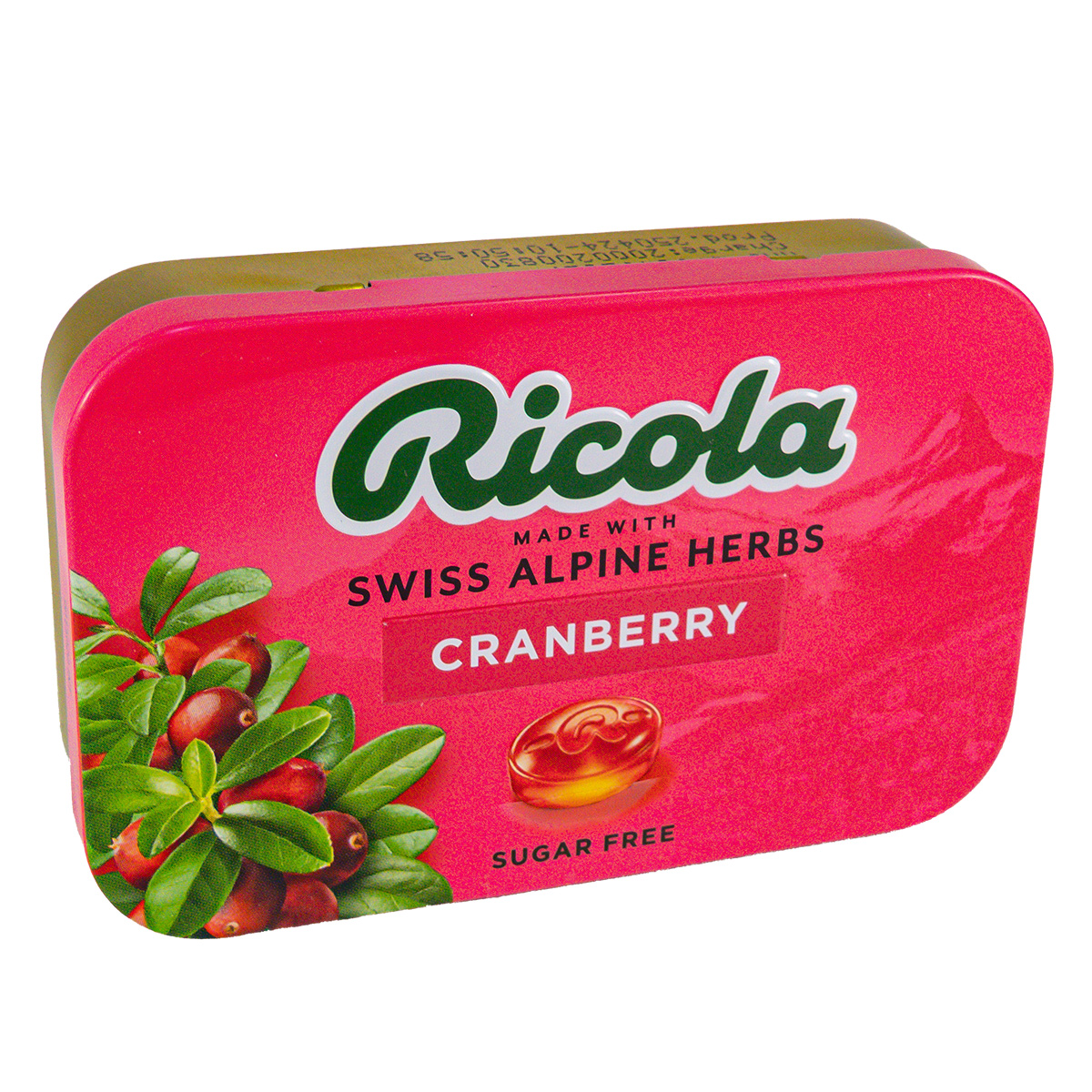 Ricola Cranberry – Swiss Herbal Sugar-Free Candy with Alpine Herbs 75g