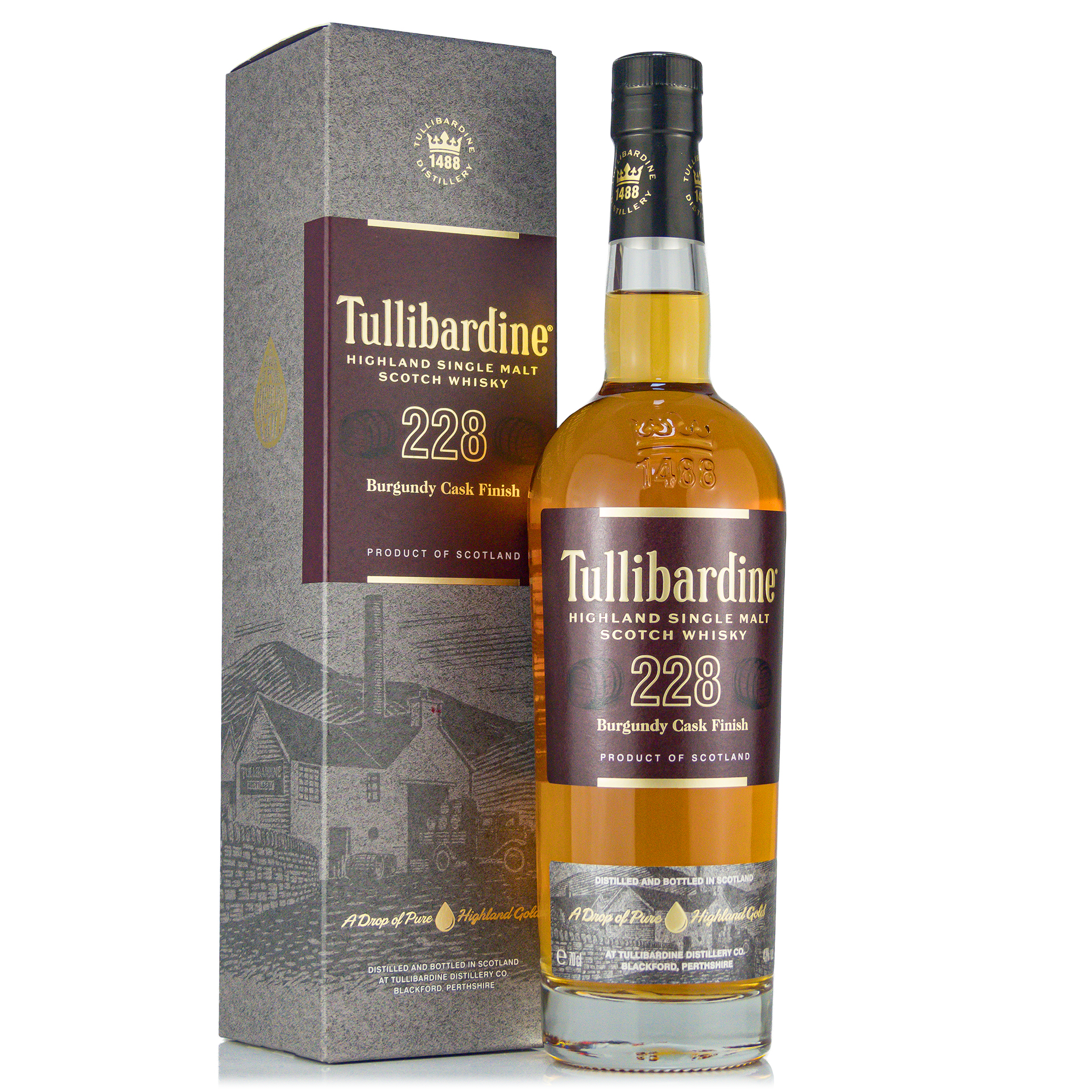 Tullibardine Burgundy Finish 43%vol. 0.7 Liter