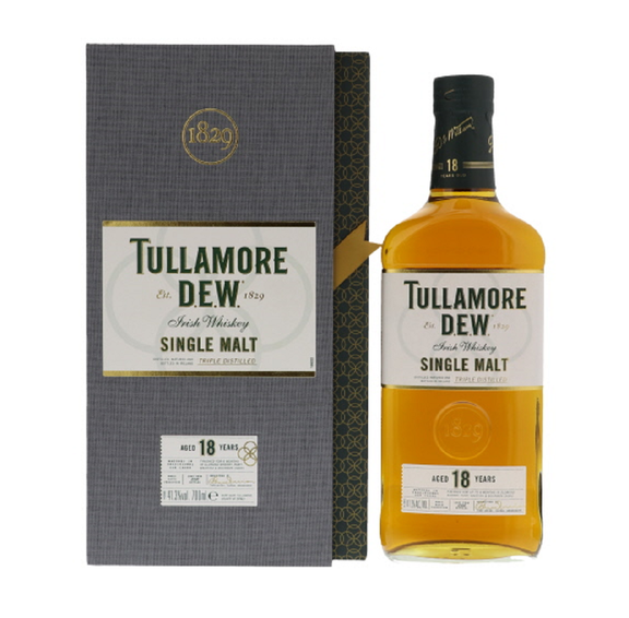 Tullamore Dew 18 Jahre 0,7 Liter 41.3%vol. 5391516892162 