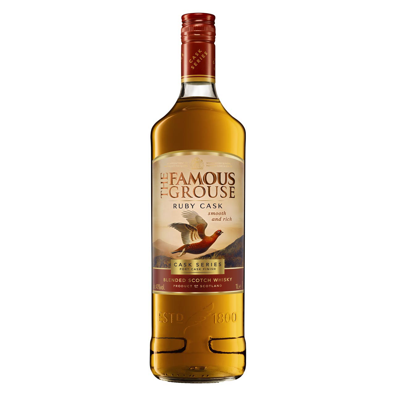 Famous Grouse Ruby Cask 1 liter 40% vol. Famous Grouse Ruby Cask 1 liter 40% vol.