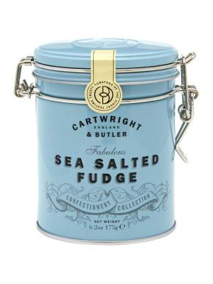 Cartwright & Butler Salted Caramel Fudge Tin 175g Cartwright & Butler Salted Caramel Fudge Tin 175g