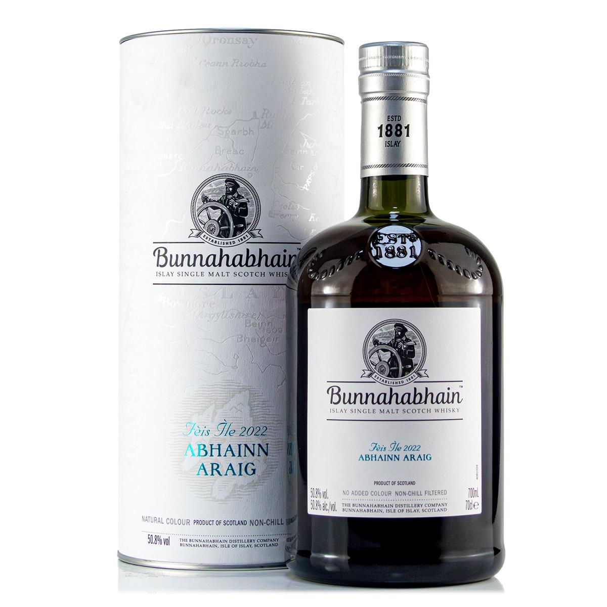 Bunnahabhain Feis Ile Abhainn Araig 50,8%vol. 0,7Liter Bunnahabhain Feis Ile Abhainn Araig 50,8%vol. 0,7Liter