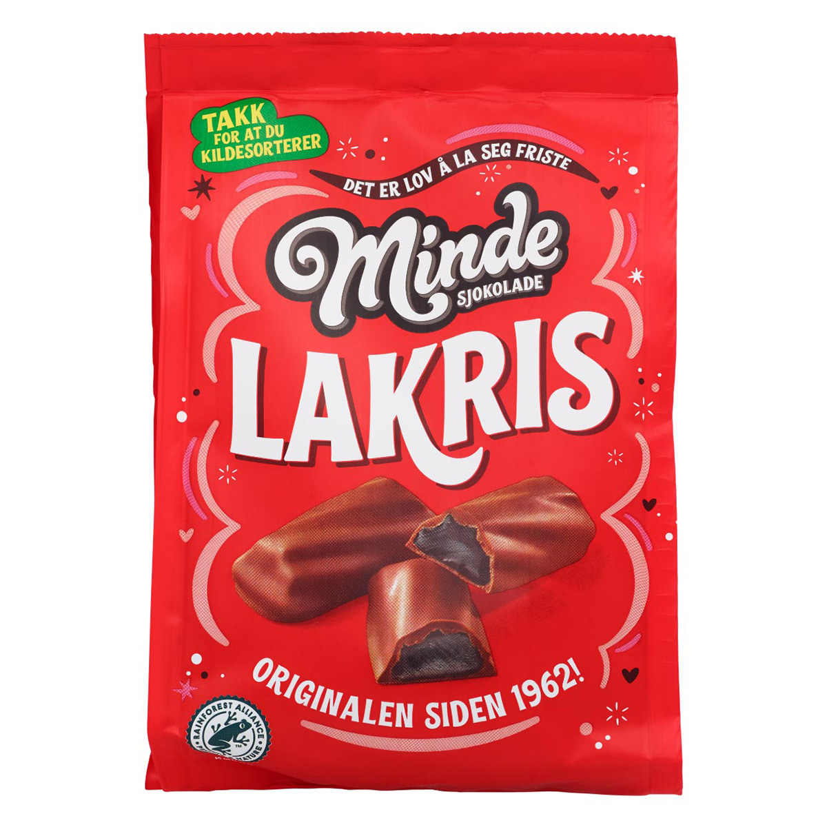 Minde Licorice Stick Liquorice Chocolate 170g
