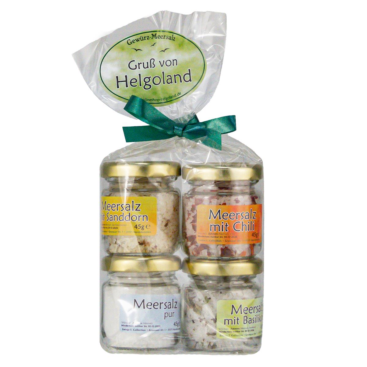 Spice sea salt set 4 x 45g jar
